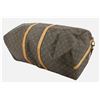 Image 4 : Louis Vuitton Brown Monogram Canvas Leather Keepall 60 cm Bandouliere Duffle Bag