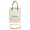 Image 1 : Balenciaga White Teiga Leather Shopping Bag