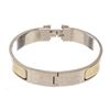 Image 3 : Hermes Ivory Clic Clac Bangle Bracelet