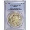 Image 1 : 1971-S Eisenhower Dollar Coin PCGS PR69DCAM