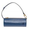 Image 1 : Louis Vuitton Blue Epi Leather Mini Papillon Pochette Bag