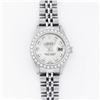 Image 2 : Rolex Ladies Stainless Steel Silver Diamond 26MM Oyster Perpetual Datejust