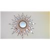 Image 2 : Vintage wall mirror starburst? - 31" round