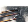 Image 3 : (2) Vintage wooden ski poles - 53" long