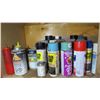 Image 1 : Contents of (5) shelves - solvents, oils, paints, ant out