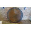 Image 1 : Round steel plate - 24.5" diameter - 1/4" thick (heavy!)
