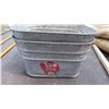Image 1 : (2) Galvanized tubs GSW