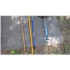 Image 3 : Floor squeegee + shovel, broom, rake