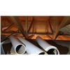Image 4 : All PVC plumbing tubes in barn rafters + elbows