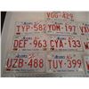 Image 2 : (10) Alberta license plates