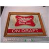 Image 1 : Miller High Life Mirror - 22x17