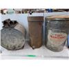 Image 1 : *(3) Vintage metal pails