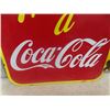 Image 3 : 1941 Coca-Cola Porcelain 2 Sided Flange Sign 17" x 19.5"