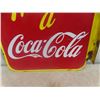 Image 5 : 1941 Coca-Cola Porcelain 2 Sided Flange Sign 17" x 19.5"