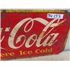 Image 3 : Metal 1951 Coca-Cola Sign - Poor Condition 12.5" x 29"