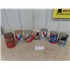 Image 1 : 7 Oil Quart Cans - Full of Product ; Shell, Valvoline, Motorcraft, GM