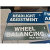 Image 2 : Cardboard Garage Signs  8" x 25"
