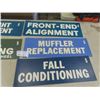 Image 3 : Cardboard Garage Signs  8" x 25"
