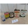 Image 1 : 5 Garage Tins; Texaco Radiator Anti Rust, Varcon Penetrating Oil, Whiz Lubricant, Simoniz Chrome Cle