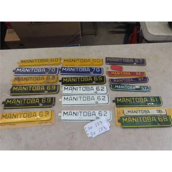 20 MB License Plate Tags; 1957 - 1970