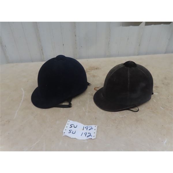 2 Horse Riding Helmets