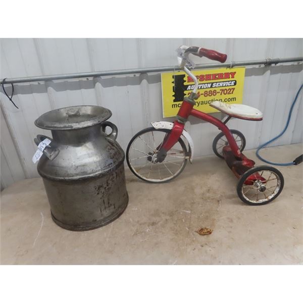 Cream Can & Tricycle