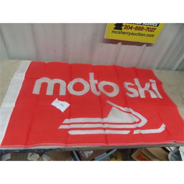 New Old Stock - Moto Ski Flag 29" x 48"