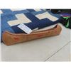 Image 2 : Afghan Blanket & Birch Canoe Display