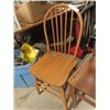 Image 3 : 3 Wooden Chairs; 2 Oak, 1 Hoop back
