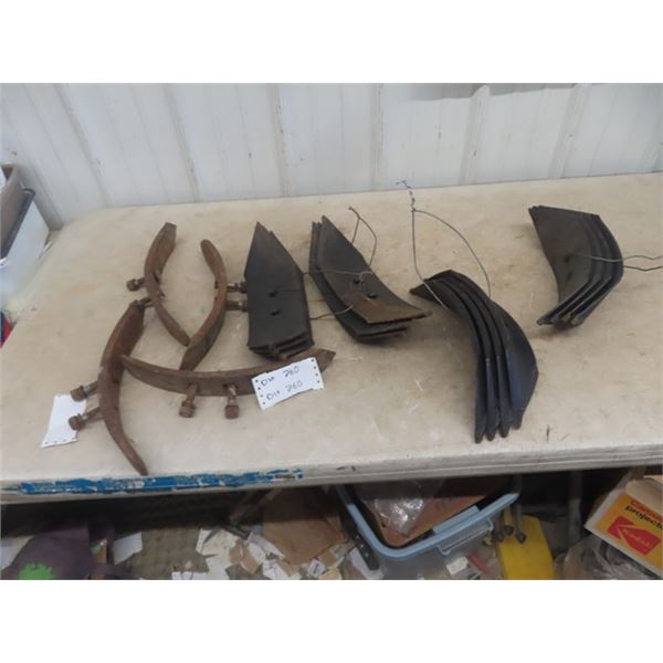 18 Deep Tiller Spikes; (14) 15.5" Long 4" Wide, plus 4 others