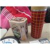 Image 2 : Tins, Thermos, Clock, Belt Buckle, Stamps plus more