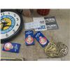 Image 3 : Tins, Thermos, Clock, Belt Buckle, Stamps plus more