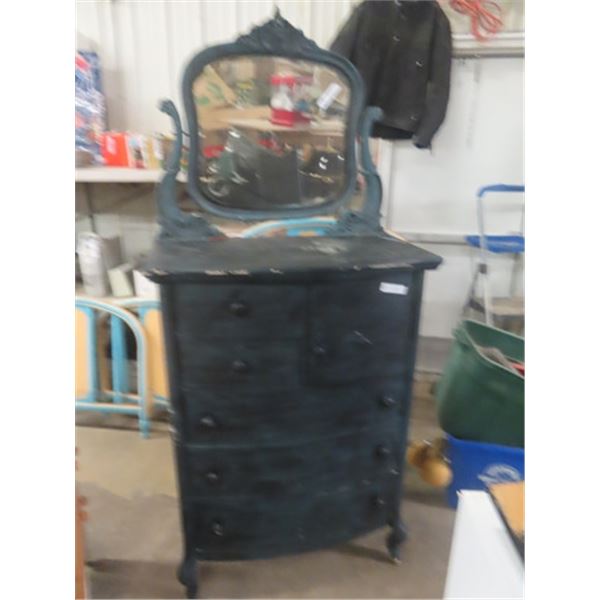 Dresser with Swing Mirror 49" x 34" x 19" plus mirror 25" x 24"