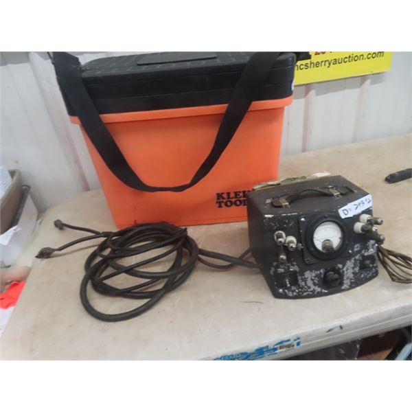 Old School AMP Tester & Klein Tool Box