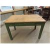 Image 1 : Country Table with Drawer - Original Paint 30" x 46" x 29"