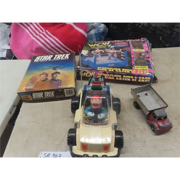 Star Trek Game, Wrestling Game, Kuang Wu Car