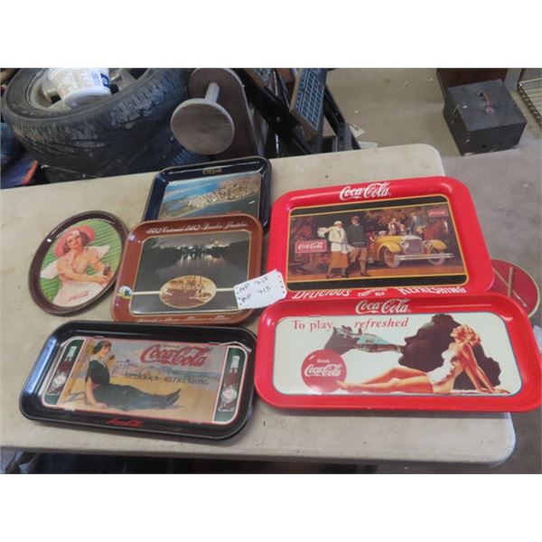 6 Coca-Cola Trays