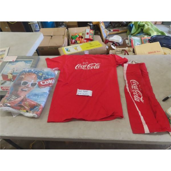 Vintage Coca-Cola T-Shirt, Apron & Modern Towel
