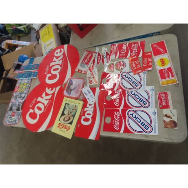 Coca-Cola Stickers & Paper Coke Advertising