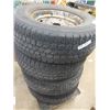 Image 2 : 4 Nordic Tires P235 / 75 R 15 & Rim off 2001 Ford Ranger