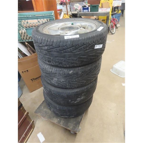 4 Tires with Rims 225 / 50 R16 off 2004 Grand Am