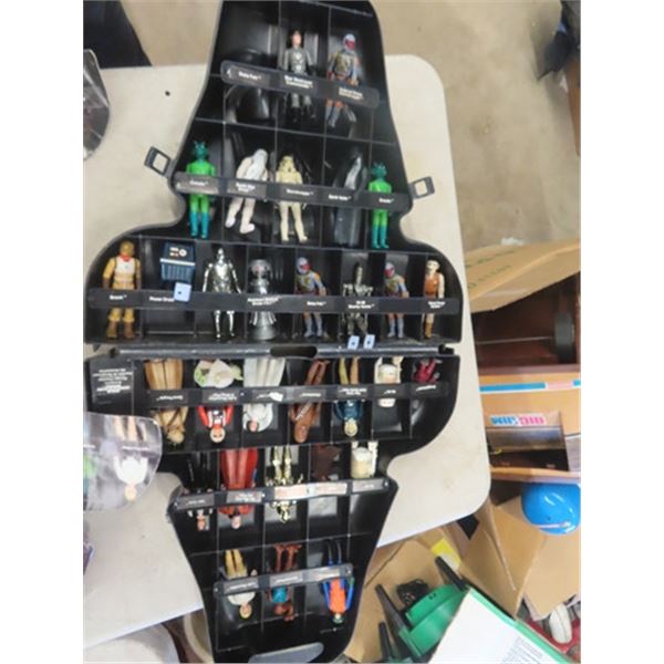 30 Star Wars Figurines with Darth Vader Carry Case & Paper Insert