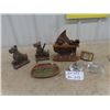 Image 1 : 3 Pipes with Pipe Stand, Ashtray, Scotty Dog Book Ends plus more