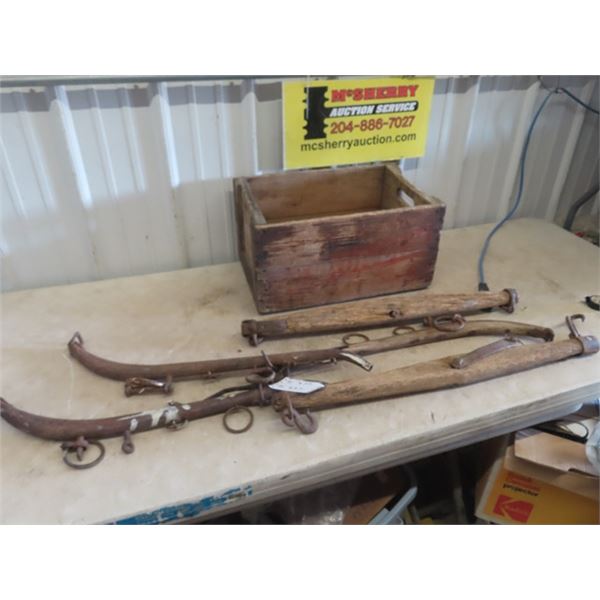 Wooden Pop Crate & Horse Harness