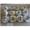 Image 1 : 12 Tea Cups + Saucers; Aynsley, Royal Grafton, Royalty