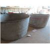 Image 3 : 2 Galvanized Tubs