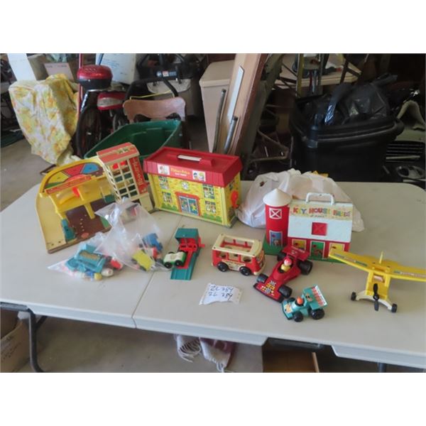 Fisher Price Hospital, Service Center, Marx Barn plus more