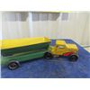 Image 5 : Walt Reach Toy Tin Wind Up Semi 12" x 3" x 3"