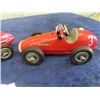 Image 3 : 2 Metal Wind Up Race Cars Toys - Both Schuco Made in US Zone Germany