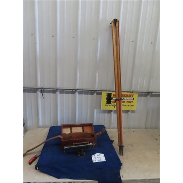ER Watts + Son # 3388 Vintage Transit with Fitted Case & Tripod